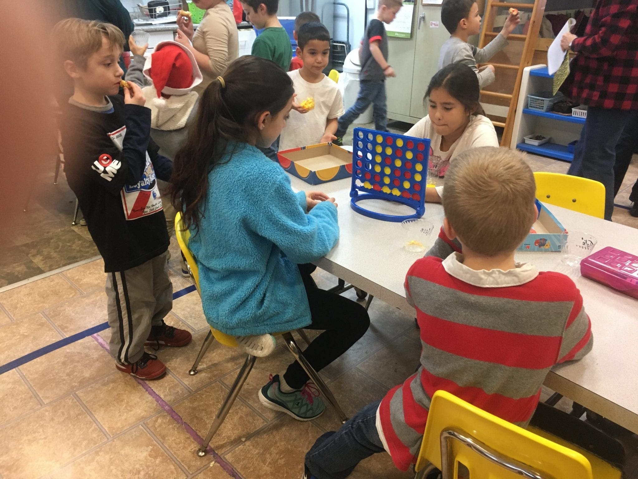 kids playing games at stay and play club after school program