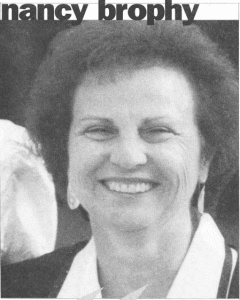 Nancy Brophy director of tom thumb preschool - newspaper picture