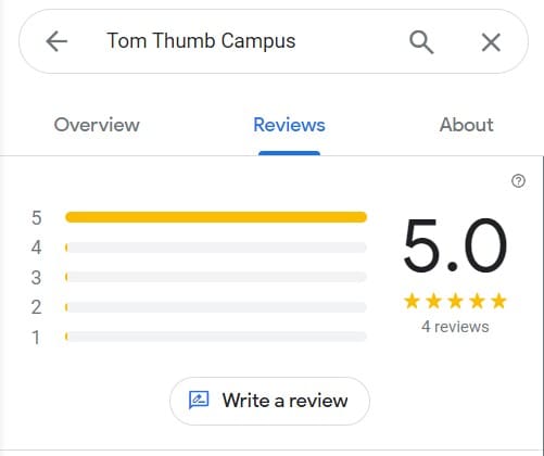 Google Review from Erik Jackson